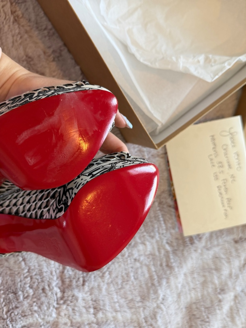 LIMITED EDITION NWB Christian Louboutin Max Fetish Peep Toe Platform Pumps 150mm - Picture 6 of 6